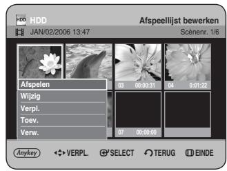 SAMSUNG DVD-HR734A - Een scène verwijderen - 1
