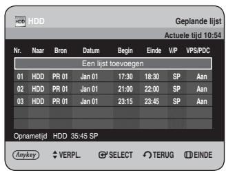 SAMSUNG DVD-HR734A - De toets MENU gebruiken - 1