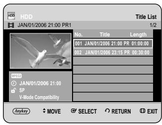 SAMSUNG DVD-HR734A - Press the buttons to select Yes, then press the OK button. - 2