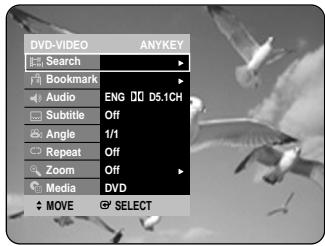 SAMSUNG DVD-HR734A - Moving to a scene directly using the ANYKEY - 8