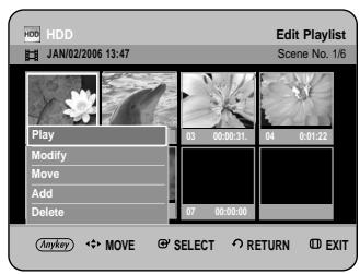 SAMSUNG DVD-HR734A - Playing a Selected Scene - 1
