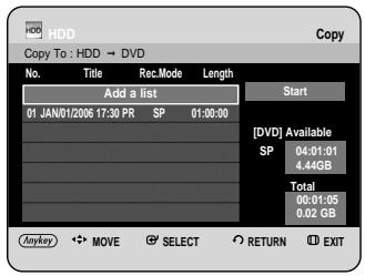 SAMSUNG DVD-HR734A - Using the MENU button. - 3