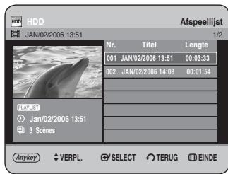 SAMSUNG DVD-HR734A - Druk op om Ja te selecteren en druk verzolgens op OK. - 2