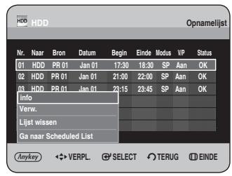 SAMSUNG DVD-HR734A - Haar de geplande lijst gaan - 1