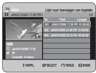 SAMSUNG DVD-HR734A - De toets MENU gebruiken - 4