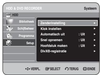 SAMSUNG DVD-HR734A - De klok instellen - 3