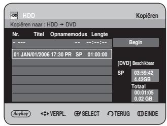 SAMSUNG DVD-HR734A - Een ongewenste titel uit de kopieerlijst verwijderen - 1