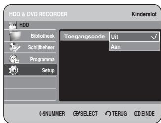 SAMSUNG DVD-HR734A - Druk op de toetsen om Setup te selecteren en druk verwolgens op OK of op de toets . - 4