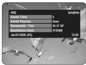 SAMSUNG DVD-HR734A - De toets INFO - 2