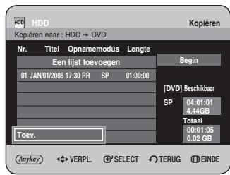 SAMSUNG DVD-HR734A - De toets MENU gebruiken - 3