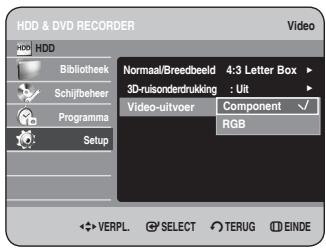 SAMSUNG DVD-HR734A - De opties voor videouitvoer instellen - 3