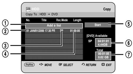 SAMSUNG DVD-HR734A - About the Copy Screen - 1