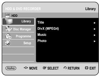 SAMSUNG DVD-HR734A - Setting the Clock - 1