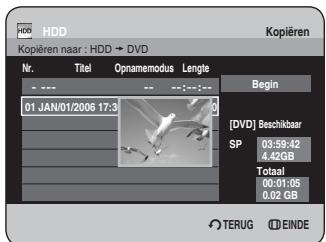 SAMSUNG DVD-HR734A - Een geselecteerde titel uit de kopieerlijst voorvertonen - 2