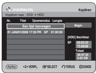 SAMSUNG DVD-HR734A - De toets MENU gebruiken - 2