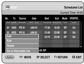SAMSUNG DVD-HR734A - Using the MENU button. - 2