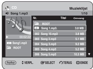 SAMSUNG DVD-HR734A - Een MP3-schijf aftspelen - 1