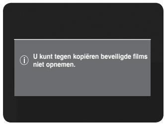SAMSUNG DVD-HR734A - Beelden die gegen opnemen beveiligd zijn - 1