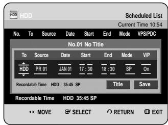 SAMSUNG DVD-HR734A - Using the MENU button. - 3