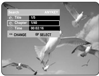 SAMSUNG DVD-HR734A - Moving to a scene directly using the ANYKEY - 14