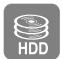 SAMSUNG DVD-HR734A - For HDD/DVD-RAM/-RW/-R Disc - 1