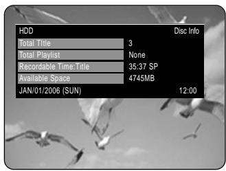 SAMSUNG DVD-HR734A - About INFO button - 2