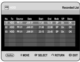 SAMSUNG DVD-HR734A - Using the MENU button. - 1