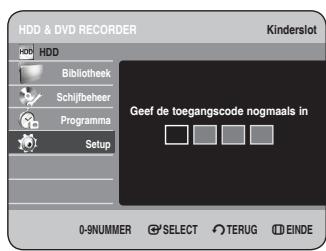SAMSUNG DVD-HR734A - Druk op de toetsen om Setup te selecteren en druk verwolgens op OK of op de toets . - 3