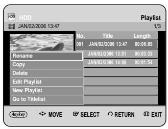 SAMSUNG DVD-HR734A - Using the MENU button. - 1