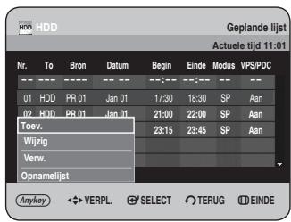 SAMSUNG DVD-HR734A - De toets MENU gebruiken - 2