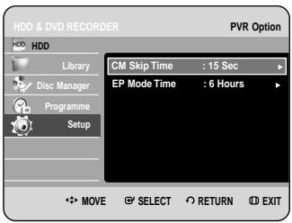 SAMSUNG DVD-HR734A - CM Skip Time Setting - 2