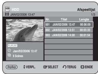 SAMSUNG DVD-HR734A - De toets PLAY LIST gebruiken - 1
