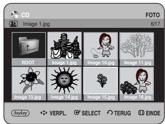 CD Image 1.jpg FOTO 6/17 ROOT Image 1.jpg Image 10.jpg Image 11.jpg Image 13.jpg Image 14.jpg Image 15.jpg Image 16.jpg Anykey ✿ VERPL. ⬆ SELECT ↕ TERUG ⏻ EINDE