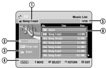 CD Song 1.mp3 Music List 1/10 No. Title Size ROOT Song 1.mp3 3.8 MB 002 Song 10.mp3 3.8 MB 003 Song 2.mp3 5.1 MB 004 Song 3.mp3 9.2 MB 005 Song 4.mp3 5.2 MB 006 Song 5.mp3 10.3 MB JPYkey MOVE SELECT RETURN EXIT