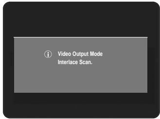 i Video Output Mode Interface Scan.