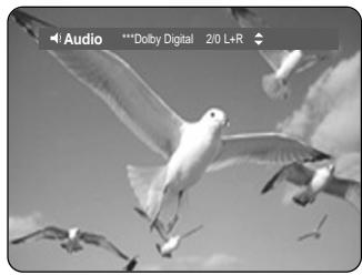 SAMSUNG DVD-HR735 - Using the AUDIO button - 1