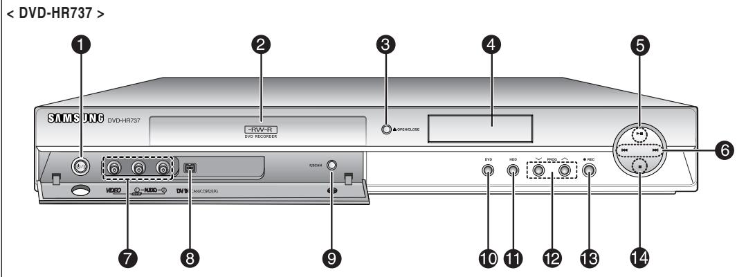 SAMSUNG DVD-HR735 - Façade - 2