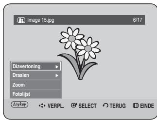 Image 15.jpg 6/17 Diavertoning Draaien Zoom Fotolijat Anykey VERPL. SELECT TERUG EINDE