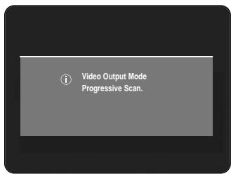 i Video Output Mode Progressive Scan.