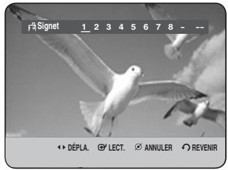 F-mail Signet 1 2 3 4 5 6 7 8 - -- DEPLA. LECT. ANNULER REVENIR