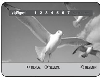 f月Signet 1 2 3 4 5 6 7 - - -- DEPLA. SELECT. REVENIR