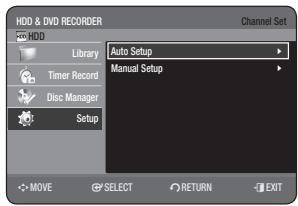 SAMSUNG DVD-HR770 - Auto Setup - 1