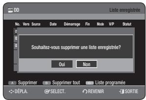 SAMSUNG DVD-HR770 - Effacer la Liste enregistrée - 1