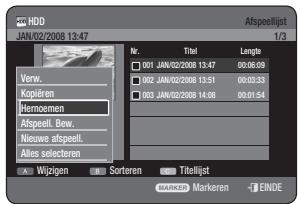 SAMSUNG DVD-HR770 - De toets PLAY LIST gebruiken - 2