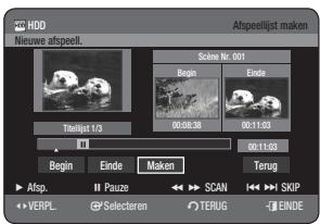 SAMSUNG DVD-HR770 - De toets TITLE LIST gekruiken - 3