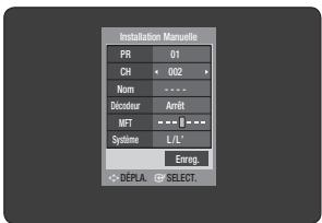 SAMSUNG DVD-HR770 - Installation Manuelle - 2