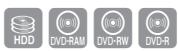 SAMSUNG DVD-HR770 - Voor HDD/DVD-RAM/-RW/-R-schijven - 1