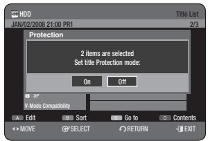 SAMSUNG DVD-HR770 - Using the TITLE LIST button - 3