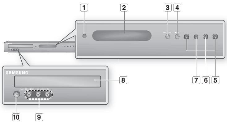 SAMSUNG DVD-HR770 - Front Panel - 1