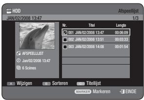 SAMSUNG DVD-HR770 - De toets PLAY LIST gebruiken - 2